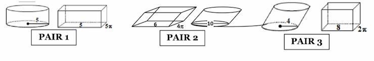 According to Cavalieri’s Principle, if all of the following have the same height, which-example-1