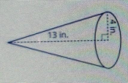 calculate the volume of each cone. Use 3.14 for π. Round the answer to the nearest-example-1