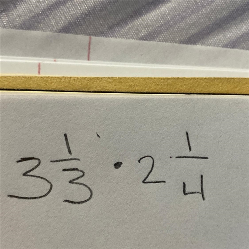 50 POINTS! SHOW WORK OR ILL REPORT! Multiplying mixed numbers-example-1