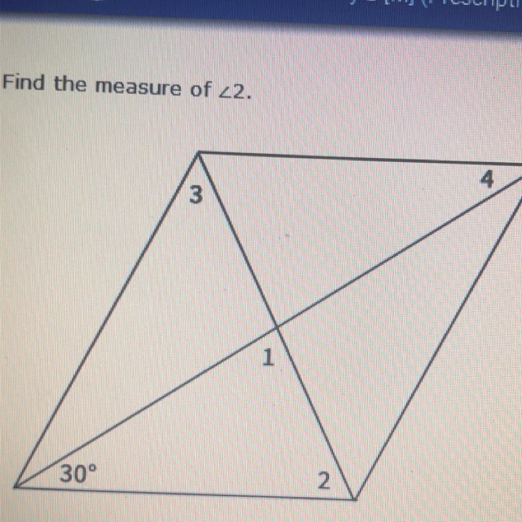 1. Find the measure of <2-example-1