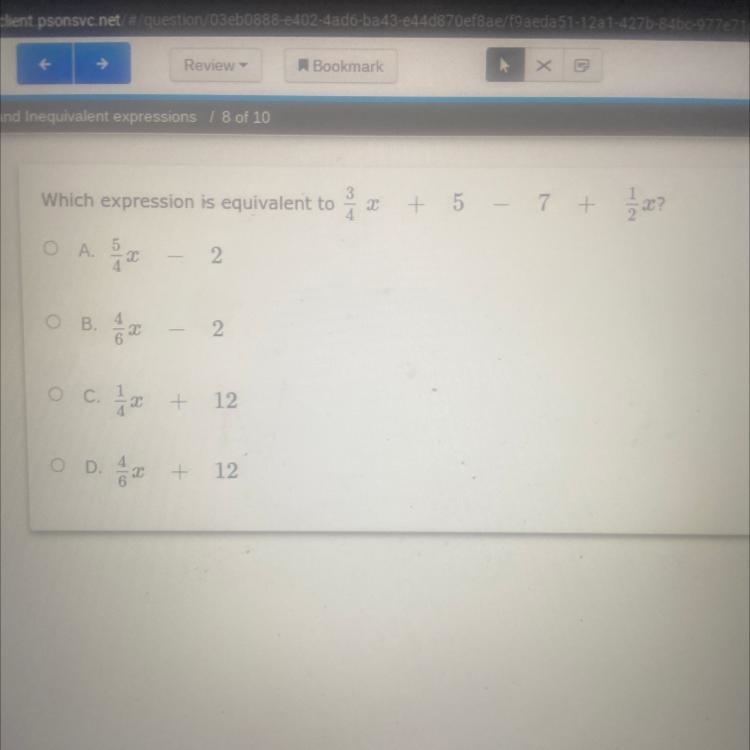 Which expression is equivalent to-example-1