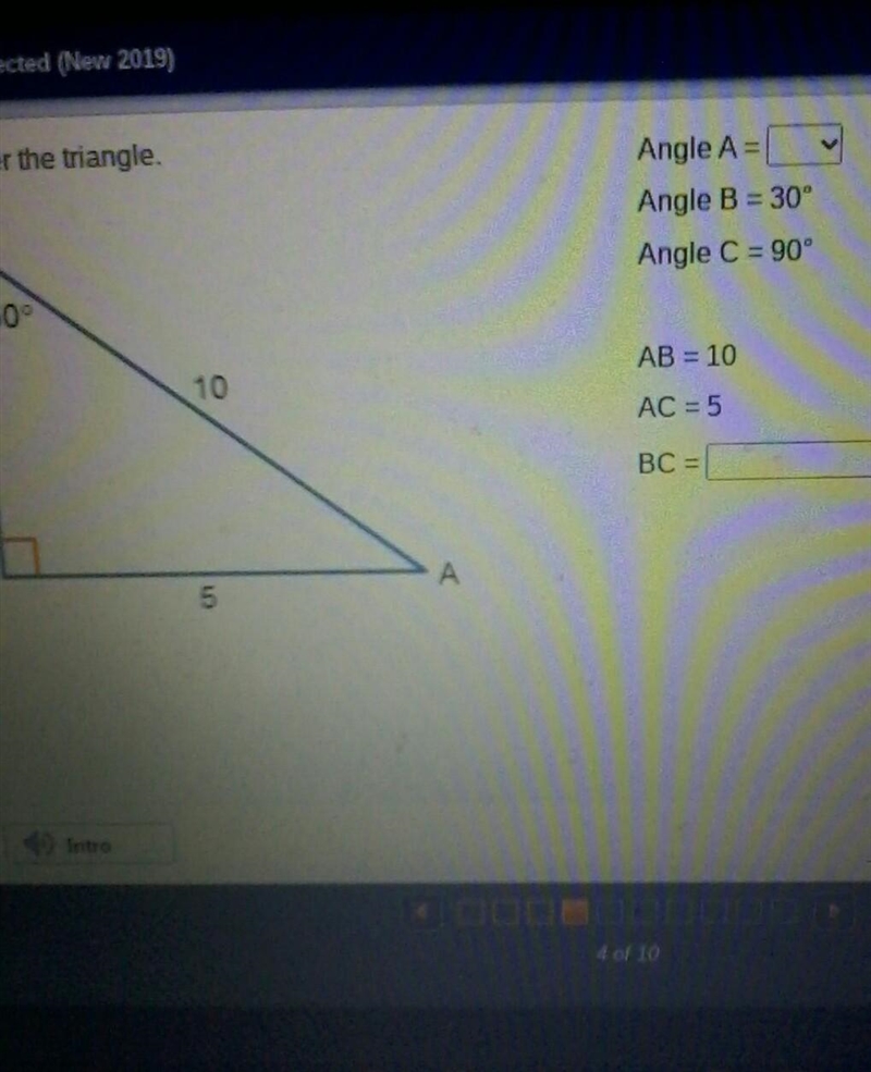 Consider the triangle​-example-1