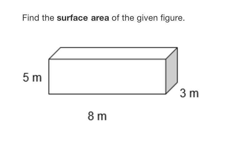 PLS HELP ASAP! Find the Surface Area of the given figure. THANK YOU!-example-1