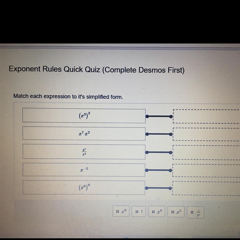 Match each expression to it’s simplified form.-example-1