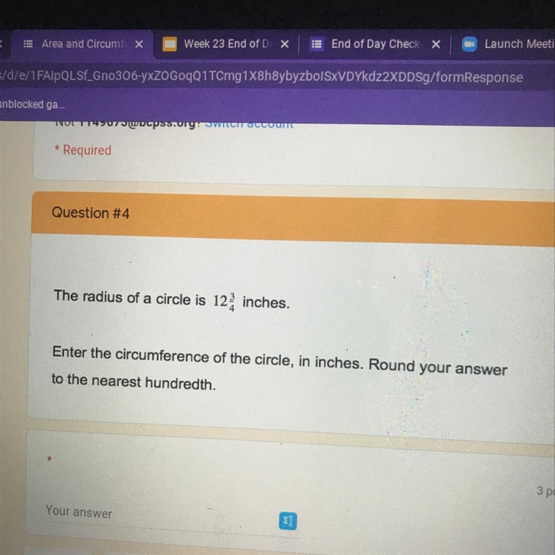 Question #4 The radius of a circle is 12 inches. Enter the circumference of the circle-example-1