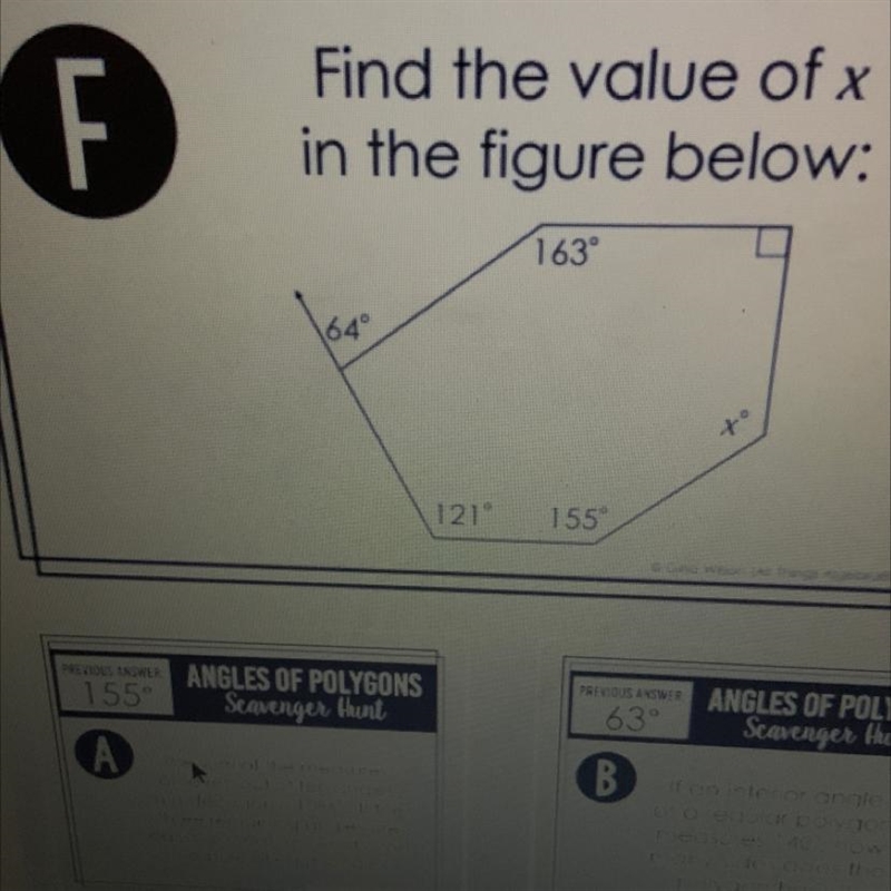 Find the value of x in the figure below:-example-1