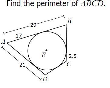 THE PERIMETER OF ABCD-example-1