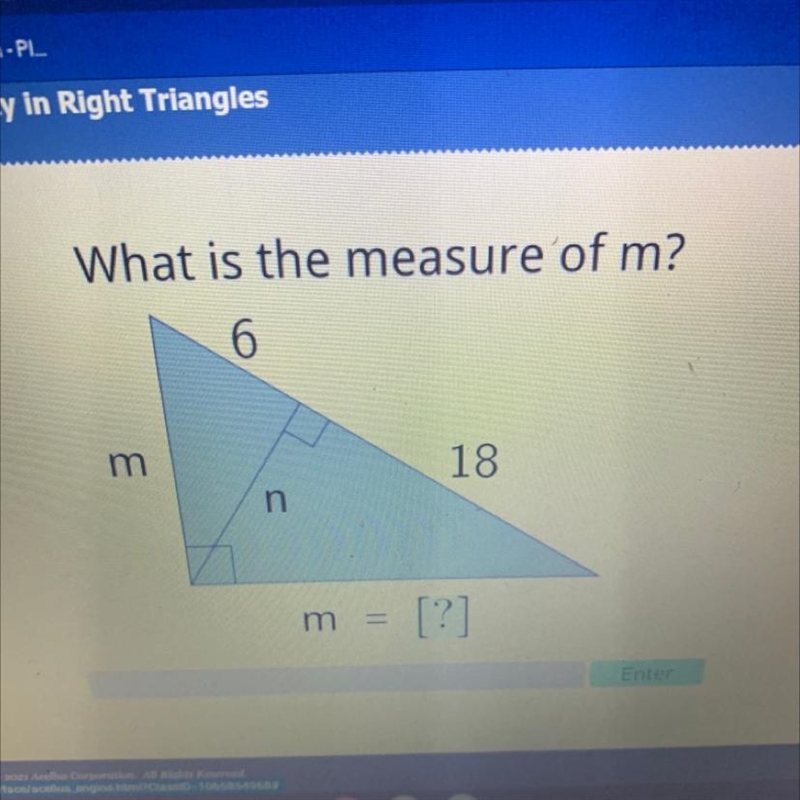 What is the measure of m?-example-1