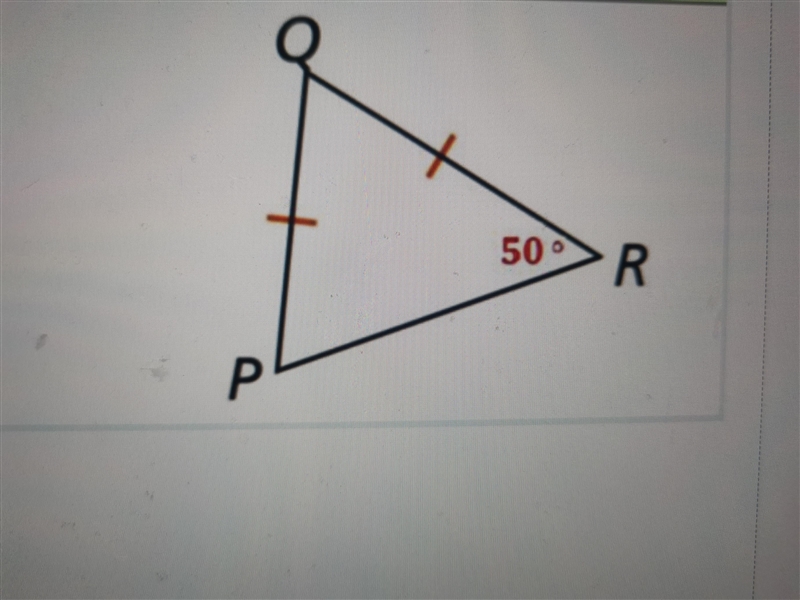 Find the measure of angle P in the triangle below-example-1