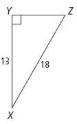 What is m∠x to the nearest degree? Write the appropriate equation, and solve showing-example-1