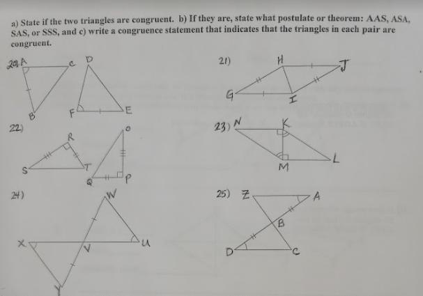 Are these congruent (PLEASE HELPPP)-example-1