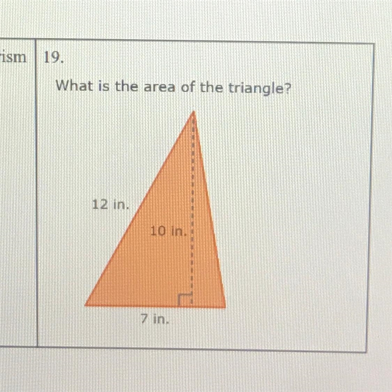 What is the area of the triangle ://-example-1