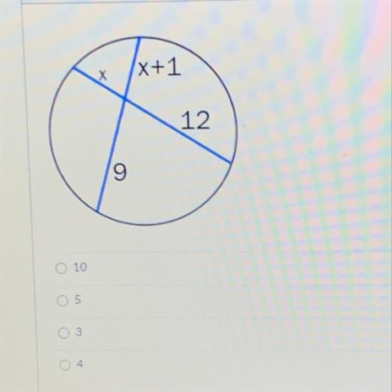 Plsssss help me with this angle circle problem what is x-example-1