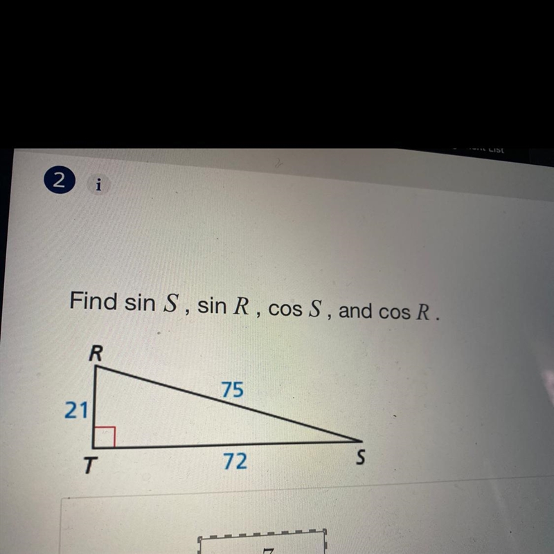 Find sin S, sin R , cos S, and cos R.-example-1