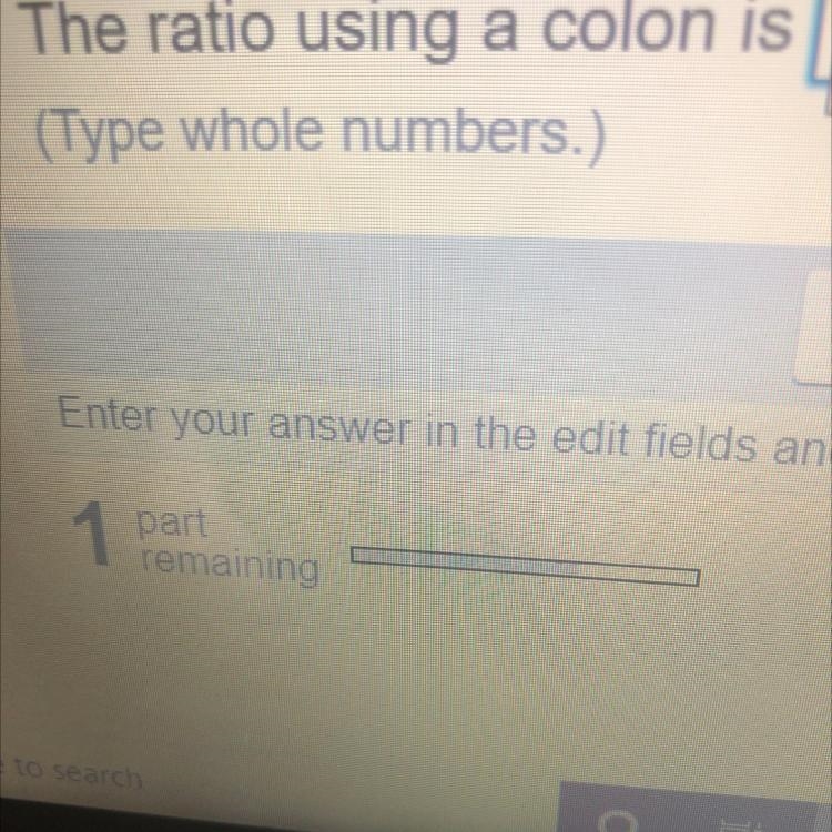 The ratio using a colon is-example-1