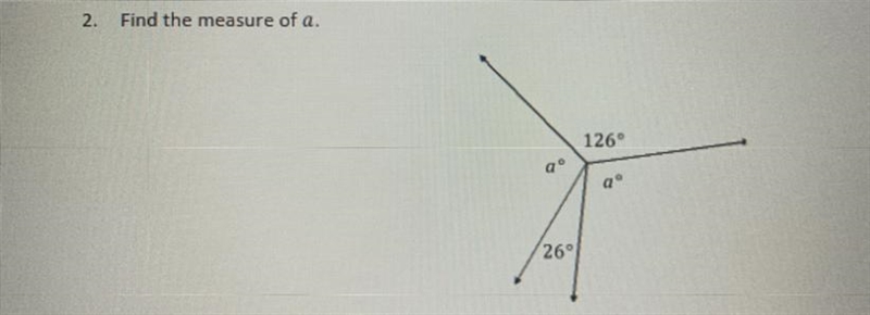 Find the measure of a.-example-1