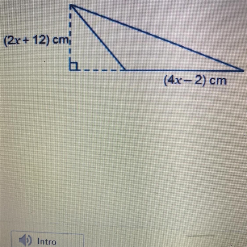 find a simplified expression to represent the area of the triangle. the area formula-example-1