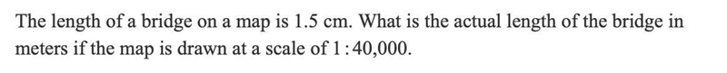 Answer: we know that it is 0.6 km so we convert into meters and then get 600 m Hope-example-1