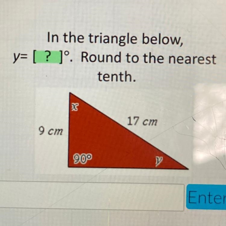 Trigonometry y=? x=?-example-1