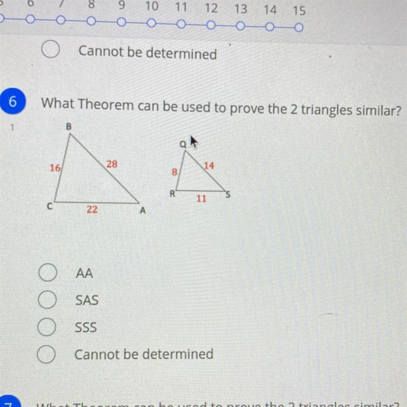 What theorem can be used to prove the 2 triangles similar?-example-1