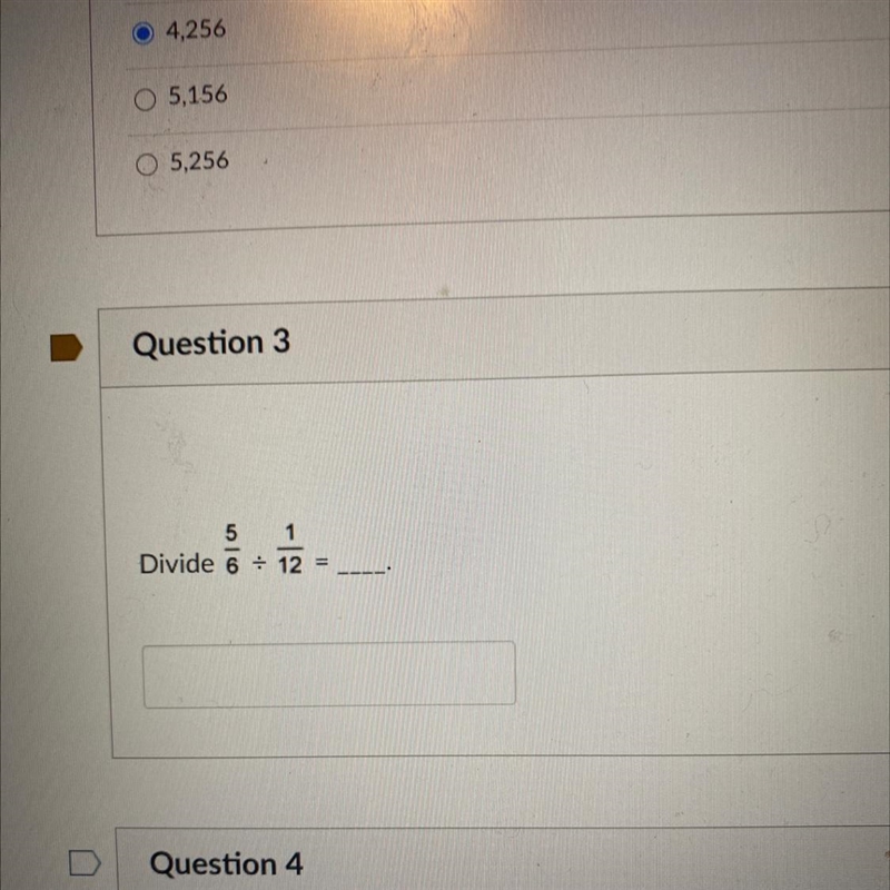 Question 3 5 1 Divide 6 • 12-example-1