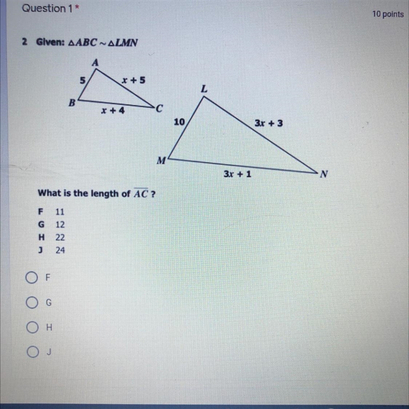 PLEASE HELP! F.11 G.12 H.22 J.24-example-1