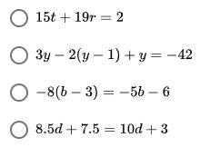 Which equation does NOT have like terms to collect?-example-1