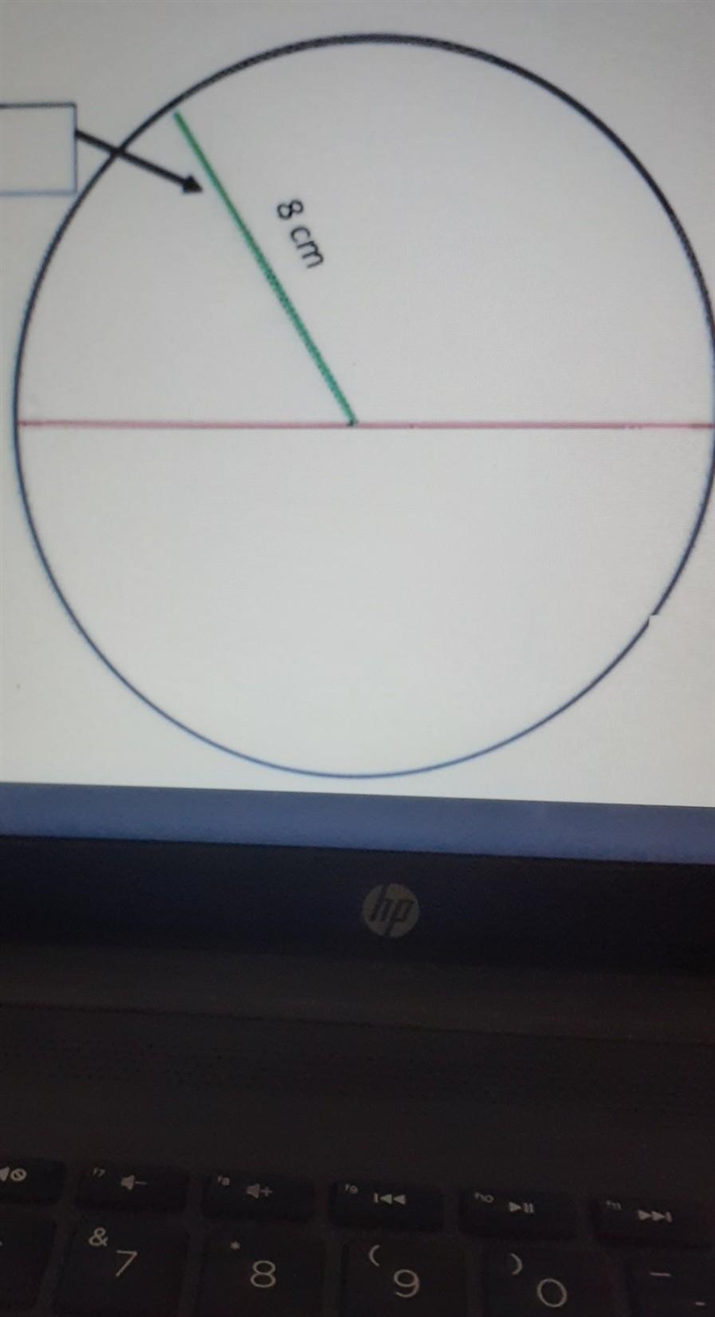 a.) circumference b.) radius c.) diameter 1 A circle's is the distance from its center-example-1