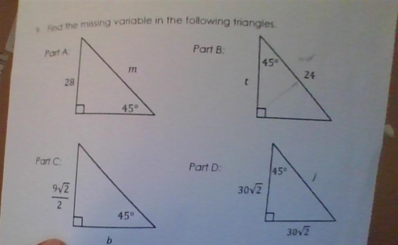 Hi If your a genius or good at math please help its Right Triangles and I've been-example-2