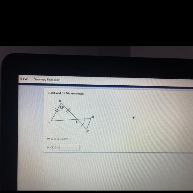 What is measure of angle KJL-example-1