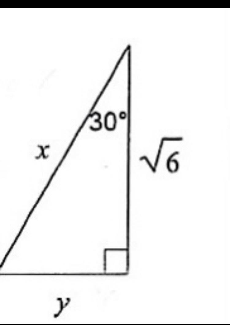 Find the missing side lengths. Leave your answers as radicals in simplest form.-example-1