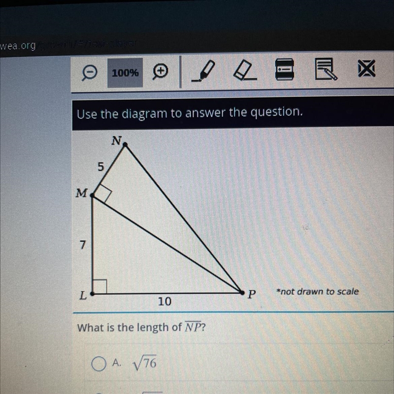 What is the length of NP?-example-1