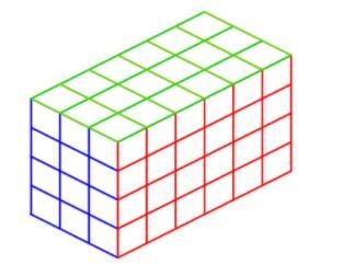 This box is packed with cubes that measure one cubic foot. enter the volume of the-example-1