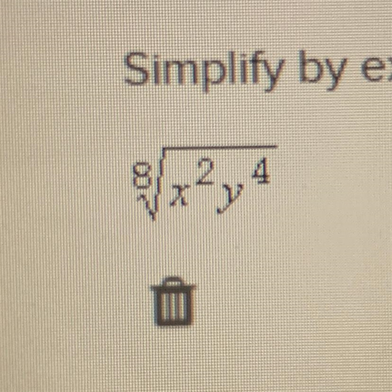 Simplify by expressing fractional exponents instead of radicals.-example-1