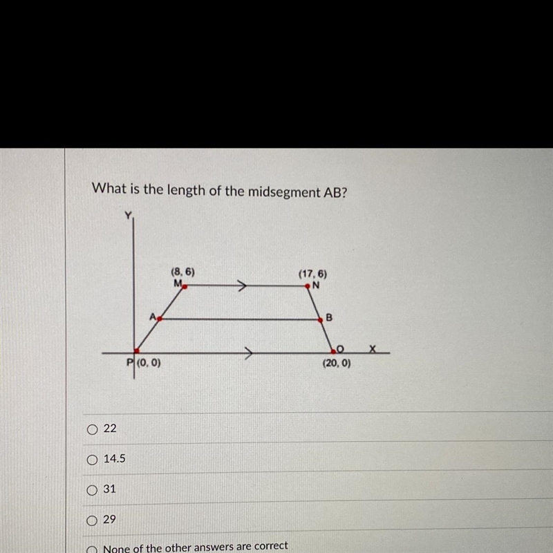 What is the length of the midsegment AB?-example-1