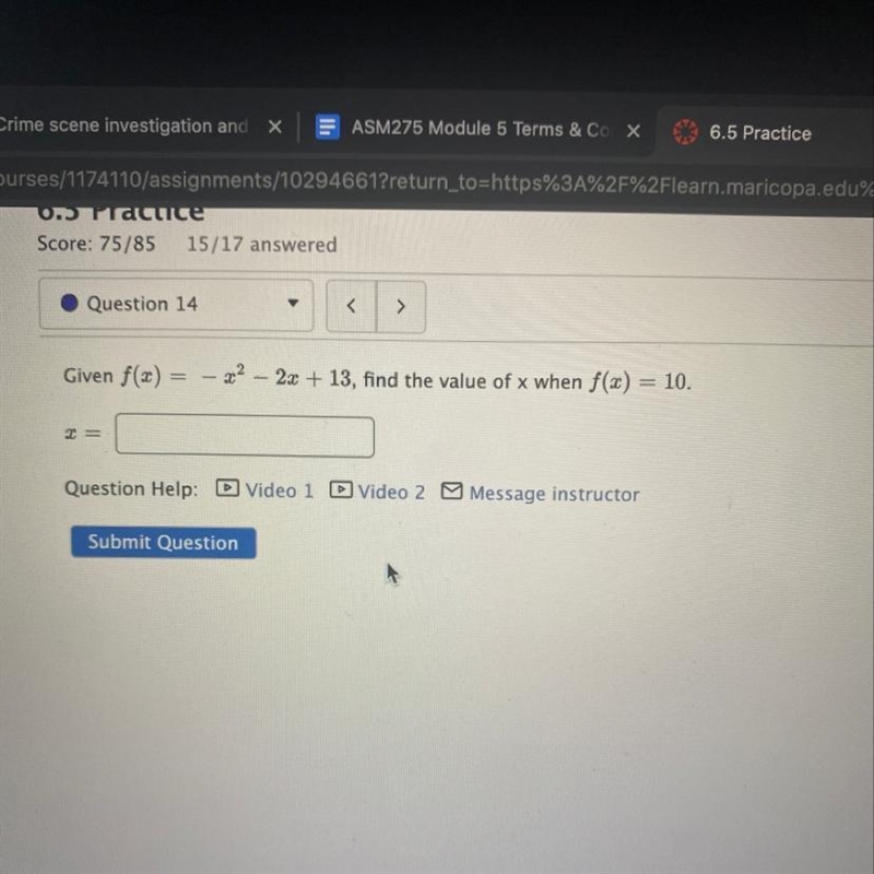 F(x) -x^2 -2x+13 help-example-1