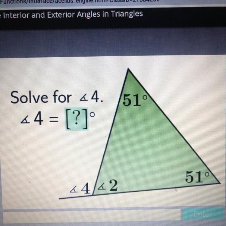 Solve for 44. 4 4 = [?] 510 51 44/42-example-1