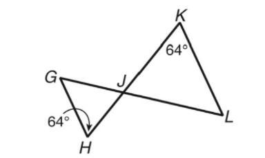 Explain why the triangles are similar and write a similarity statement.-example-1