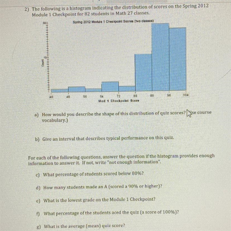 The last question: Did the majority of students pass the quiz (70% or Better)?-example-1