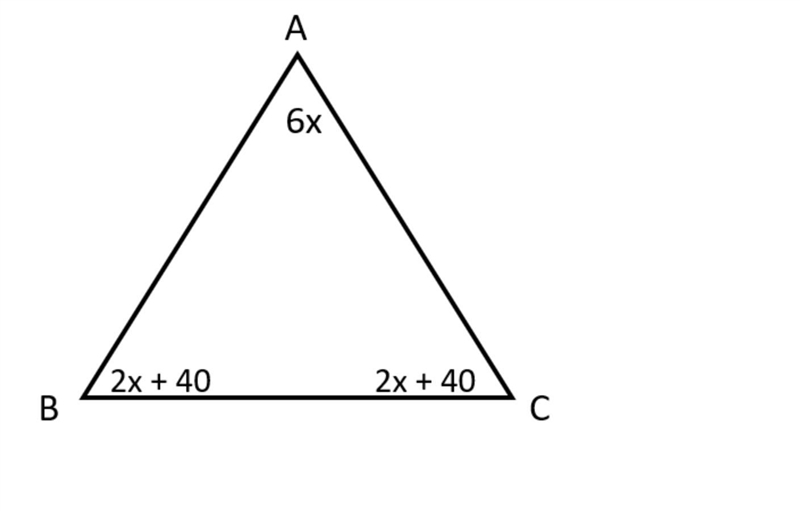 What is the measure of Angle A?-example-1