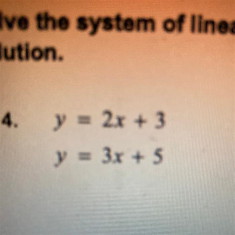 Solve the system of linear equations by substitution. Check your solution.-example-1