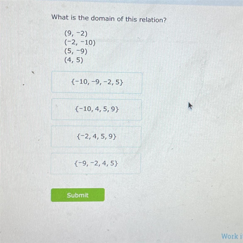 What is the domain? 10 points PLEASE HELP-example-1