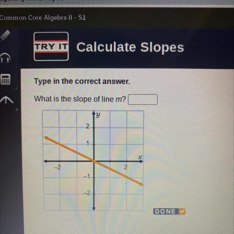 What is the slope of the line m?-example-1