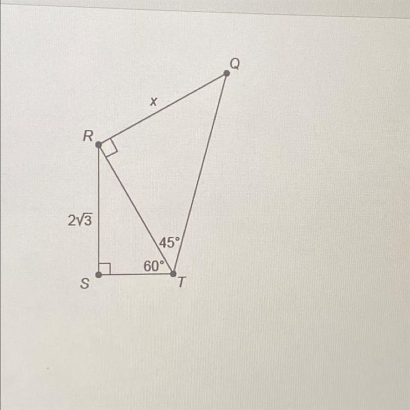 Math geometry worth 30 points What is the value of x?-example-1