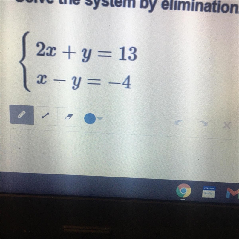 Solve the system by elimination please help me-example-1