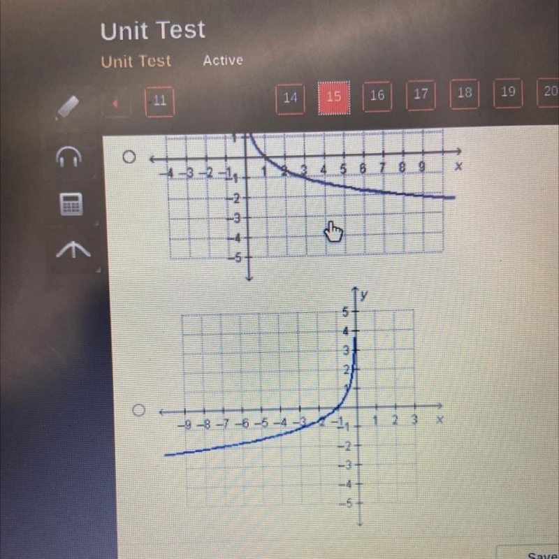 Which is the graph of y=log(-x)-example-1