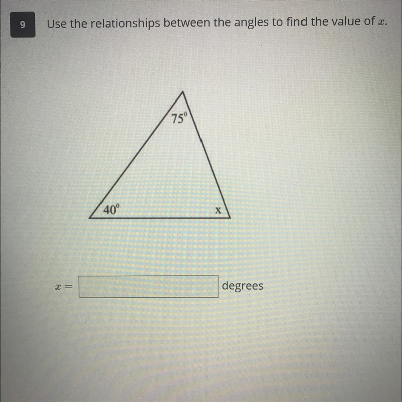 What is x in degrees?-example-1