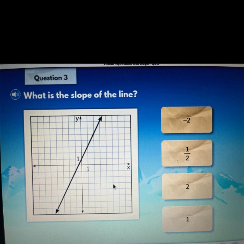 What is the slope of the line?-example-1