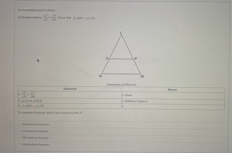 What is the reason for line 3??-example-1