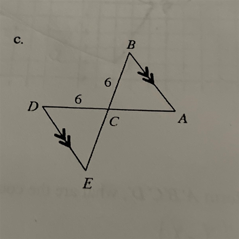 Determine if the triangles are congruent. If so, write a congruence statement.-example-1